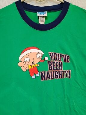 Family Guy Women's Christmas Tee- XL
